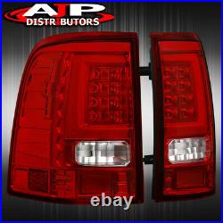 Red Lens Tube LED Stop Tail Lights Lamps LH RH Pair For 2002-2005 Ford Explorer