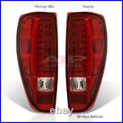 Red Replacement LED Tail Lights Brake Lamps For 2004-2012 Chevy Colorado Canyon