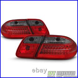 Red Smoke 1996-2002 Mercedes-Benz W210 E300 E320 E430 E55 LED Tail Lights Lamps