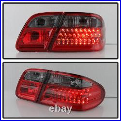 Red Smoke 1996-2002 Mercedes-Benz W210 E300 E320 E430 E55 LED Tail Lights Lamps