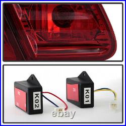 Red Smoke 1996-2002 Mercedes-Benz W210 E300 E320 E430 E55 LED Tail Lights Lamps