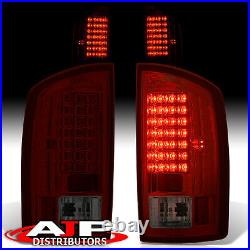 Red Smoke LED Tail Lights Brake Lamps For 2007-2008 Ram 1500 / 2007-09 2500 3500
