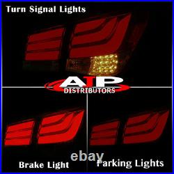 Red Smoke Tube LED Brake Tail Lights Lamps Left+Right For 2008-2015 Chevy Cruze