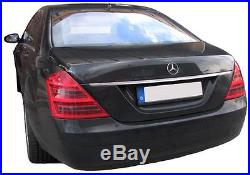 Red black LED tail lights rear lights for facelift Mercedes W221 05-09