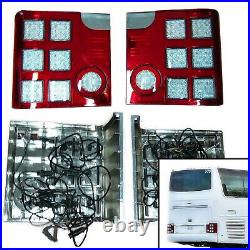 Replacement LED Tail Lights 1997-2013 Van Hool T Series Buses (Left and Right)