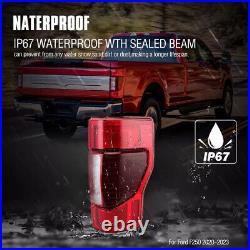 Right LED Tail Light with Blind Spot For Ford SUPER DUTY F250/F350 2020-2022