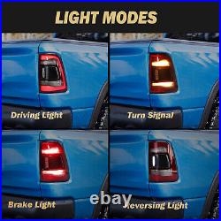 Right LED Tail Lights For Dodge RAM 1500 2019 2020-2022 Rear Taillamps Passenger
