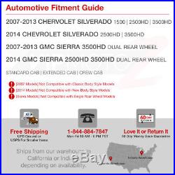 SINISTER BLACK 2007-2013 Chevy Silverado 1500 2500HD 3500HD Smoke LED Tail Light