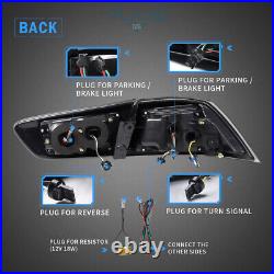 SMOKED Full LED Tail Lights For 2008-2017 Mitsubishi Lancer EVO X withSequential
