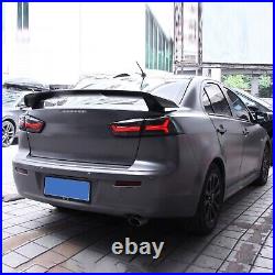 SMOKED Full LED Tail Lights For 2008-2017 Mitsubishi Lancer EVO X withSequential