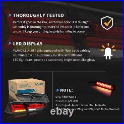 SMOKED Full LED Tail Lights For 2008-2017 Mitsubishi Lancer EVO X withSequential