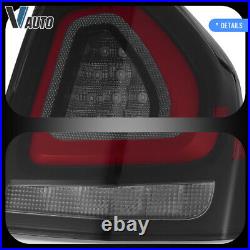 SMOKED LED Tail Lights For 2011-2014 Chrysler 300 withAnimation VLAND Rear Lamps