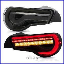 SMOKED LED Taillights for 13-16 Scion FR-S 17-19 86 13-20 Subaru BRZ Rear Lamps