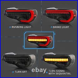 SMOKED LED Taillights for 13-16 Scion FR-S 17-19 86 13-20 Subaru BRZ Rear Lamps