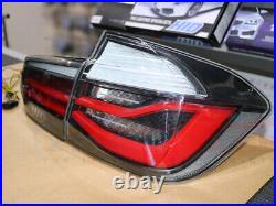 SMOKED Tail light Rear Lamps LED BMW 3 Series F30 F80 12-15 Dynamic Signal UK