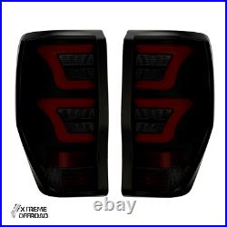 SMOKED XO LED Rear Tail Lights for Ford Ranger T6 2016-2018