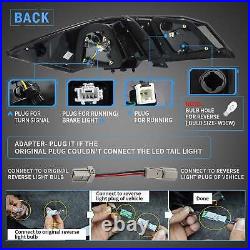 SMOKE Full LED Tail Lights For Honda Accord 9th Gen Sedan 2013-2015 withSequential