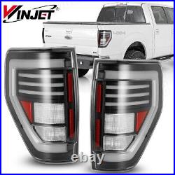 Sequential Brake LED Tail Lights Rear Lamps Pair For 2009-2014 Ford F150 Pickup