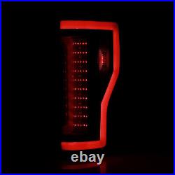 Sequential For 2017-2019 Ford F-250-F450 Super Duty LED Tail Lights Lamps PAIR