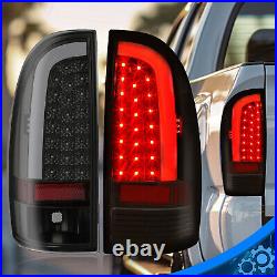 Sequential LED Rear Tail Lights Brake Lamps Smoke For Toyota Tacoma 2005-2015