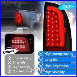 Sequential LED Rear Tail Lights Brake Lamps Smoke For Toyota Tacoma 2005-2015