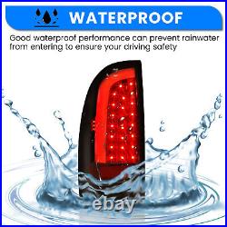 Sequential LED Rear Tail Lights Brake Lamps Smoke For Toyota Tacoma 2005-2015