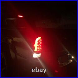Sequential LED Rear Tail Lights Brake Lamps Smoke For Toyota Tacoma 2005-2015
