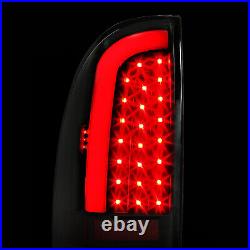 Sequential LED Rear Tail Lights Brake Lamps Smoke For Toyota Tacoma 2005-2015