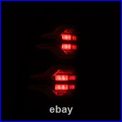 Sequential LED Tail Lights Alpha Black Clear Lens Luxx for 05-15 Toyota Tacoma