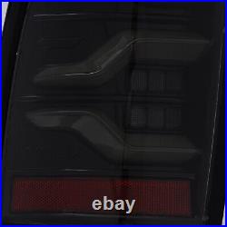 Sequential LED Tail Lights Alpha Black Clear Lens Luxx for 05-15 Toyota Tacoma