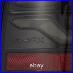 Sequential LED Tail Lights Alpha Black Clear Lens Luxx for 05-15 Toyota Tacoma