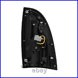 Sequential LED Tail Lights Alpha Black Clear Lens Luxx for 05-15 Toyota Tacoma