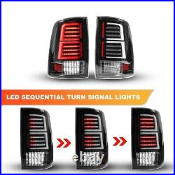 Sequential LED Tail Lights Brake Lamps For 2009-2018 Dodge Ram 1500 2500 3500