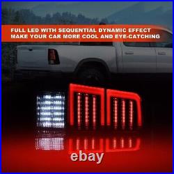 Sequential LED Tail Lights Brake Lamps For 2009-2018 Dodge Ram 1500 2500 3500