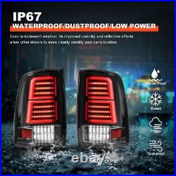 Sequential LED Tail Lights Brake Lamps For 2009-2018 Dodge Ram 1500 2500 3500