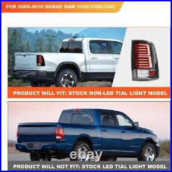 Sequential LED Tail Lights Brake Lamps For 2009-2018 Dodge Ram 1500 2500 3500