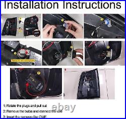 Sequential LED Tail Lights Brake Lamps For 2009-2018 Dodge Ram 1500 2500 3500