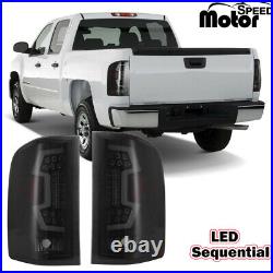 Sequential LED Tail Lights For 07-13 Chevy Silverado 1500 2500 HD 3500 HD PAIR