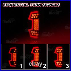 Sequential LED Tail Lights For 07-13 Chevy Silverado 1500 2500 HD 3500 HD PAIR