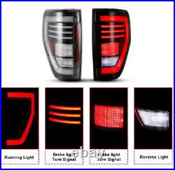 Sequential LED Tail Lights For 2009-2014 Ford F150 Pickup Brake Rear Lamps Pair