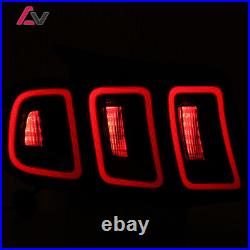 Sequential LED Tail Lights For 2010-2014 Ford Mustang GT Turn Signal Smoke Lamps