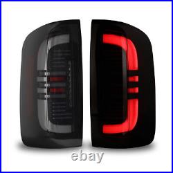 Sequential LED Tail Lights For 2015-2022 Chevy Colorado Rear Lamps Black Smoke