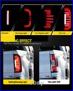 Sequential LED Tail Lights For 2015-2022 Chevy Colorado Signal Turn Brake Lamps