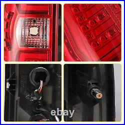 Sequential Red Lens LED Tail Lights for 2007-2014 Chevy Suburban 1500 2500 Tahoe