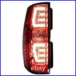 Sequential Red Lens LED Tail Lights for 2007-2014 Chevy Suburban 1500 2500 Tahoe