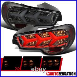 Sequential Signal Fit 2013-2016 Scion FRS Subaru BRZ Smoke LED Bar Tail Lights