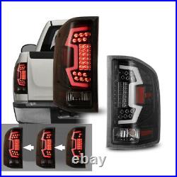 Sequential Tail Lights For 2007-2013 Chevy Silverado 1500 LED Red Brake Lamps