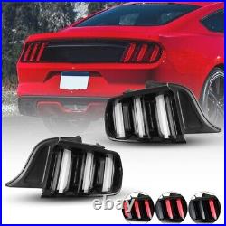 Sequential Turn Signal For 2015-2023 Ford Mustang LED Tail Lights Brake Lamp L&R