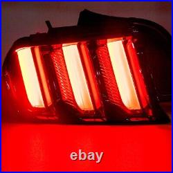 Sequential Turn Signal For 2015-2023 Ford Mustang LED Tail Lights Red Brake Lamp