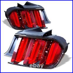 Sequential Turn Signal For 2015-2023 Ford Mustang LED Tail Lights Red Brake Lamp